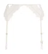 Kiki De Montparnasse Lace-insert Garter Belt In Multi