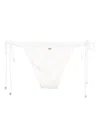 Kiki De Montparnasse Lace Inset String Bikini Bottom In 中性色