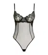 Kiki De Montparnasse Lace Juliette Bodysuit In Black