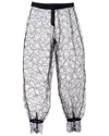 Kiki De Montparnasse Lace Silk-trim Track Pant