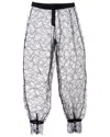 Kiki De Montparnasse Lace Silk-trim Track Pant