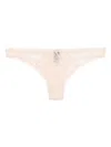 Kiki De Montparnasse Lace Thong In Pink