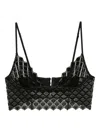 Kiki De Montparnasse Lamine Bra In Black