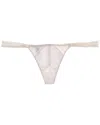 Kiki De Montparnasse Le Bang Silk G-string In White