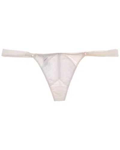 Kiki De Montparnasse Le Bang Silk G-string In White