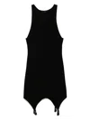 Kiki De Montparnasse Le Boy Garter Tank Dress In Black