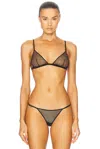Kiki De Montparnasse Le Soir Embellished Soft Bra In Black