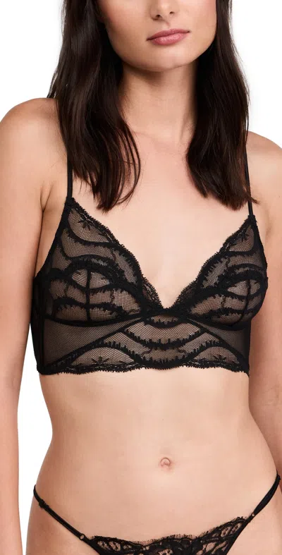 Kiki De Montparnasse Leche Moi Longline Bra Black