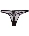 Kiki De Montparnasse Merci Thong In Black