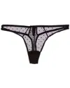Kiki De Montparnasse Merci Thong In Black