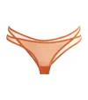 Kiki De Montparnasse Mesh Maxim Thong In Orange