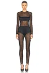 Kiki De Montparnasse Miel Catsuit In Black