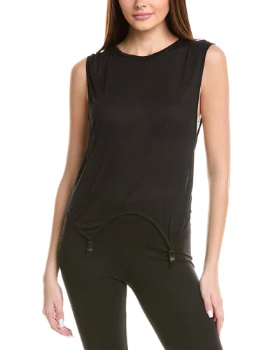 Kiki De Montparnasse Muscle Garter Tank In Black