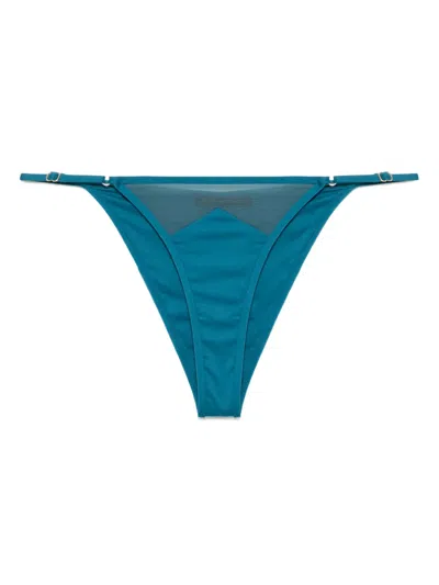 Kiki De Montparnasse Peep Show Bikini Bottom In 蓝色