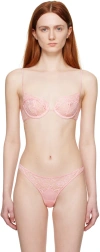 Kiki De Montparnasse Pink Coquette Bra In 1024 Rose