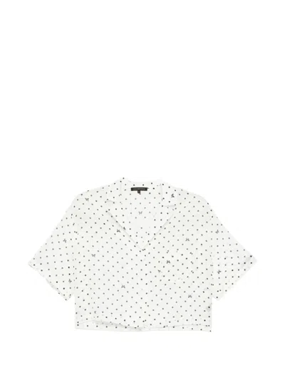 Kiki De Montparnasse Point Shirt In White