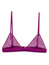 Kiki De Montparnasse Pointelle Soft Bra In Purple