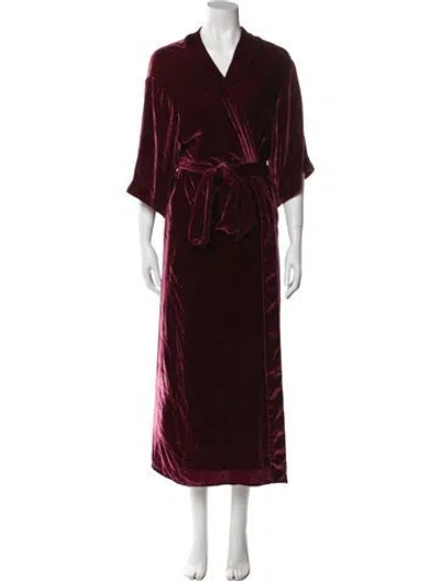 Pre-owned Kiki De Montparnasse Robe In Burgundy