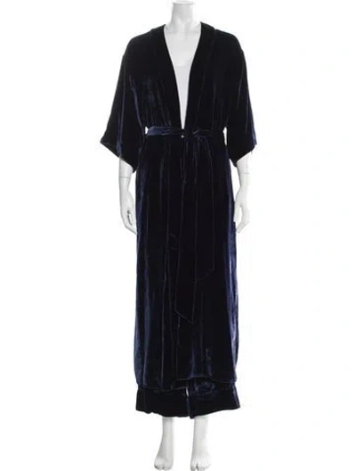 Pre-owned Kiki De Montparnasse Robe W/ Tags In Blue