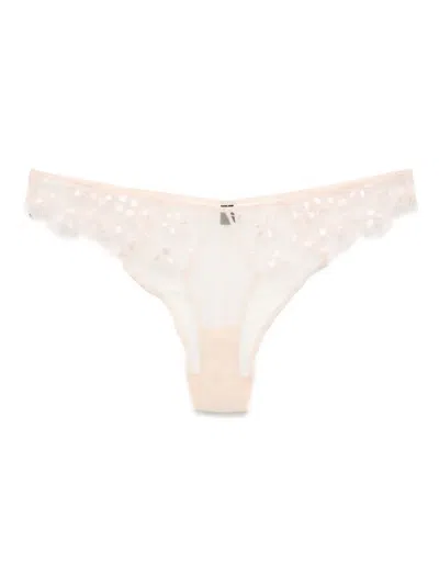 Kiki De Montparnasse Rosette Panty In Pink
