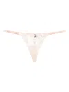 Kiki De Montparnasse Rosette Thong In Neutral
