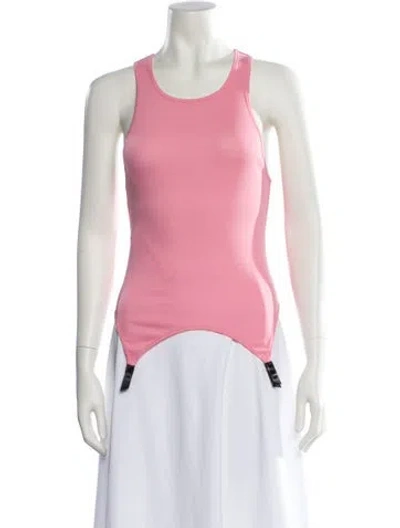 Pre-owned Kiki De Montparnasse Scoop Neck Sleeveless Top W/ Tags In Pink