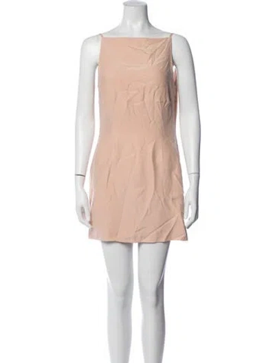 Pre-owned Kiki De Montparnasse Silk Mini Dress W/ Tags In Pink