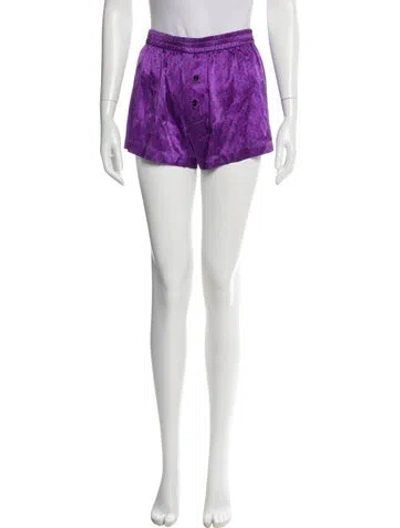 Pre-owned Kiki De Montparnasse Silk Printed Lounge Set W/ Tags In Black