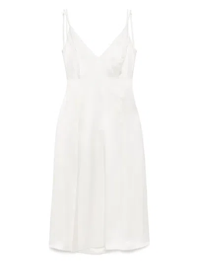 Kiki De Montparnasse Soie Gown In Neutral