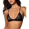 Kiki De Montparnasse Sophie Stretch Lace Soft Bra In Black