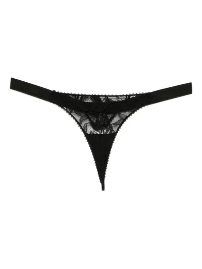 Kiki De Montparnasse Sophie Thong In Black