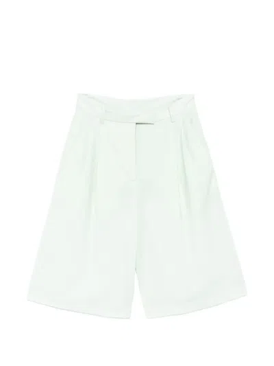Kiki De Montparnasse Suiting Bermuda Shorts In Green