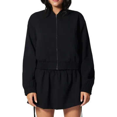 Kiki De Montparnasse Suiting Bomber Jacket In Black