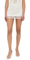 Kiki De Montparnasse Suiting Tailored Mini Skirt Ivory