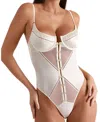 Kiki De Montparnasse Temptress Bodysuit In White