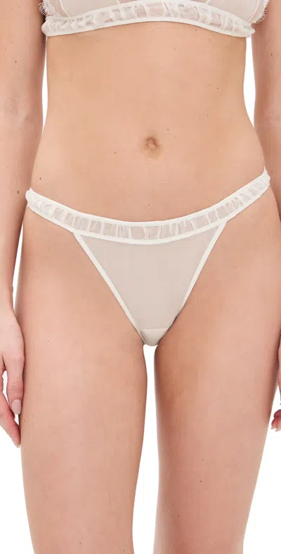 Kiki De Montparnasse Tetine Lace Panties Ivory