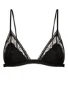 Kiki De Montparnasse Tiered Lace Bra In Black