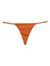 Kiki De Montparnasse Tous Les Jours G-string Thong In Brown