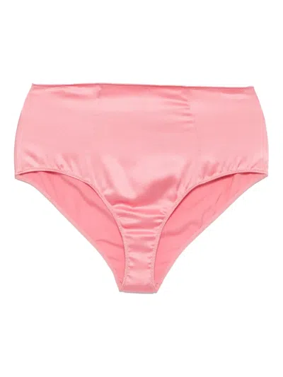 Kiki De Montparnasse Tous Les Jours High Waist Brief In Pink