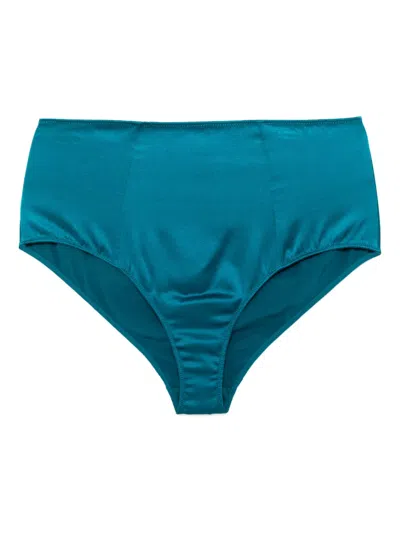 Kiki De Montparnasse Tous Les Jours High-waist Briefs In 蓝色
