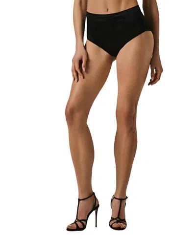 Kiki De Montparnasse Tous Les Jours High Waist Panty In Black