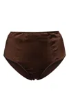 Kiki De Montparnasse Tous Les Jours High Waist Panty In Brown