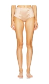 Kiki De Montparnasse Tous Les Jours High-waisted Briefs In Fawn