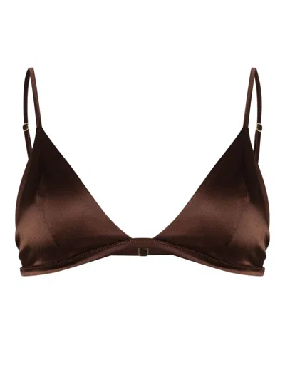 Kiki De Montparnasse Tous Les Jours Soft Bra In Brown