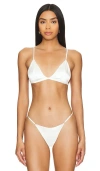 Kiki De Montparnasse Tous Les Jours Charmeuse Bra In Ivory