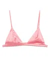 Kiki De Montparnasse Tous Les Jours Soft Wireless Triangle Bra In Pink