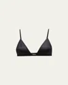 Kiki De Montparnasse Tous Les Jours Soft Wireless Triangle Bra In Black