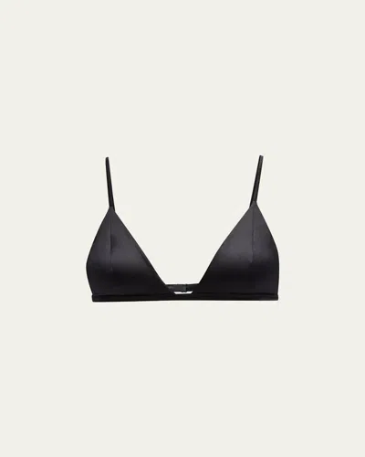 Kiki De Montparnasse Tous Les Jours Soft Wireless Triangle Bra In Black