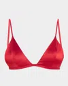 Kiki De Montparnasse Tous Les Jours Soft Wireless Triangle Bra In Blush