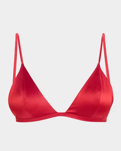 Kiki De Montparnasse Tous Les Jours Soft Wireless Triangle Bra In Blush